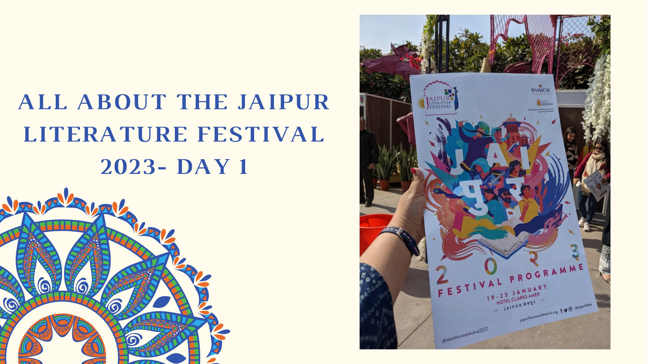 All about The Jaipur Literature Festival 2023- Day 1 - BeStorified