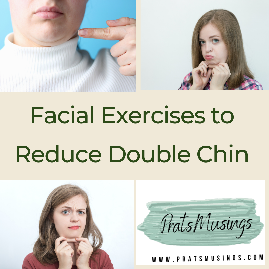 Face exercises best sale for double chin